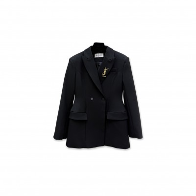 YSL DOUBLE-BREASTED TAILORED SUIT